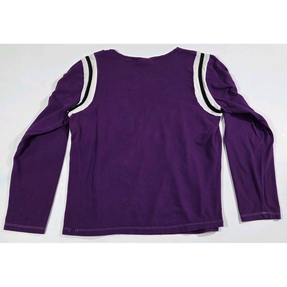 5th & Ocean Women's TCU Horned Frogs Purple Long Sleeve T Shirt XL - Picture 2 of 6